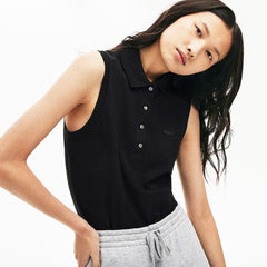 Women's Sleeveless Cotton Piqué Polo / Lacoste