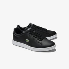 Women's Carnaby Evo Mesh-lined Leather Sneakers / Lacoste
