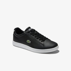 Women's Carnaby Evo Mesh-lined Leather Sneakers / Lacoste