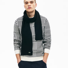 Men's Ribbed Wool Scarf / Lacoste