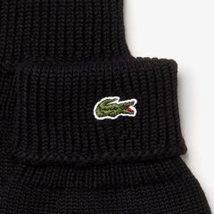 Men's Ribbed Wool Gloves / Lacoste