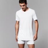 Men's Cotton 3 Pack Crew Neck T-Shirts / Lacoste