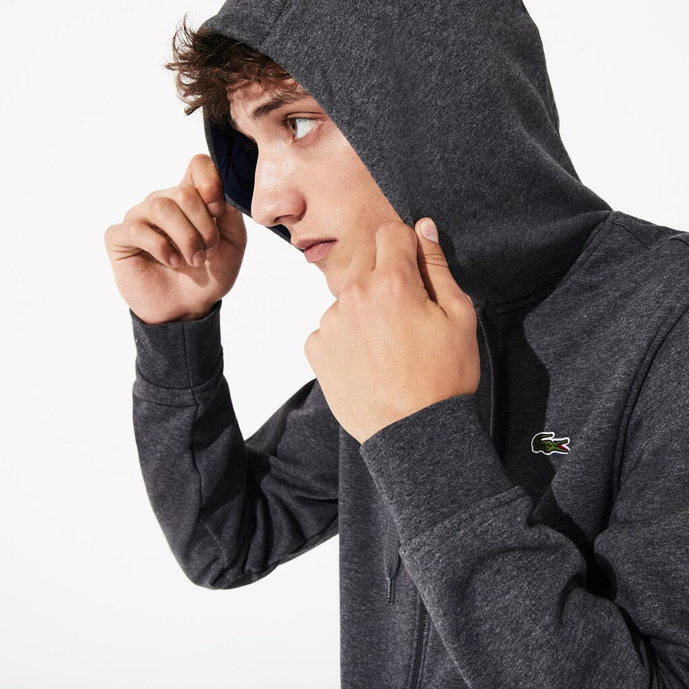 Men's SPORT Full-Zip Fleece Hoodie / Lacoste
