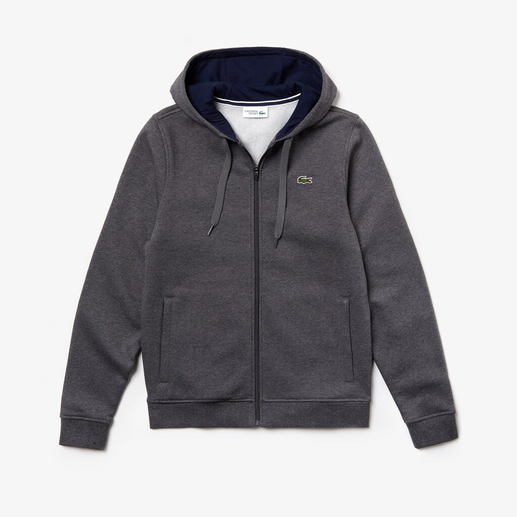 Men's SPORT Full-Zip Fleece Hoodie / Lacoste