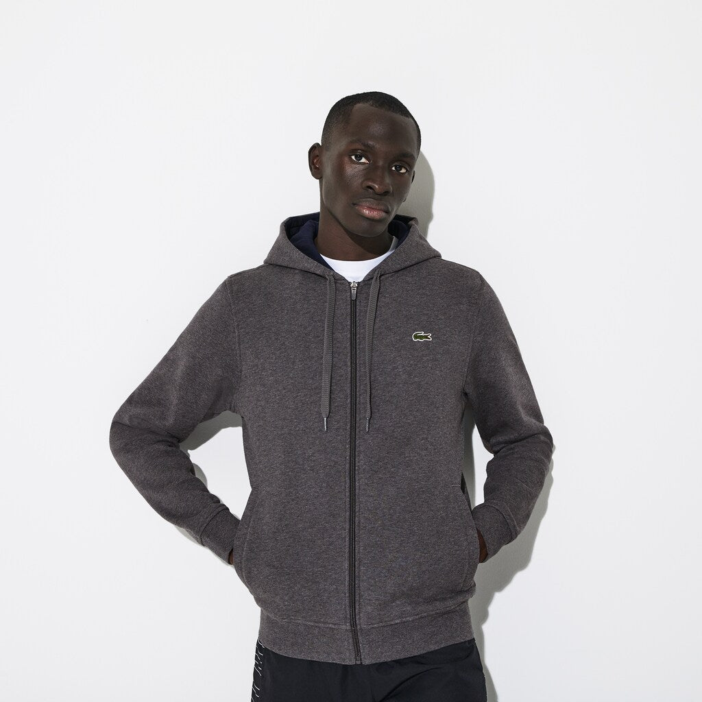 Men's SPORT Full-Zip Fleece Hoodie / Lacoste