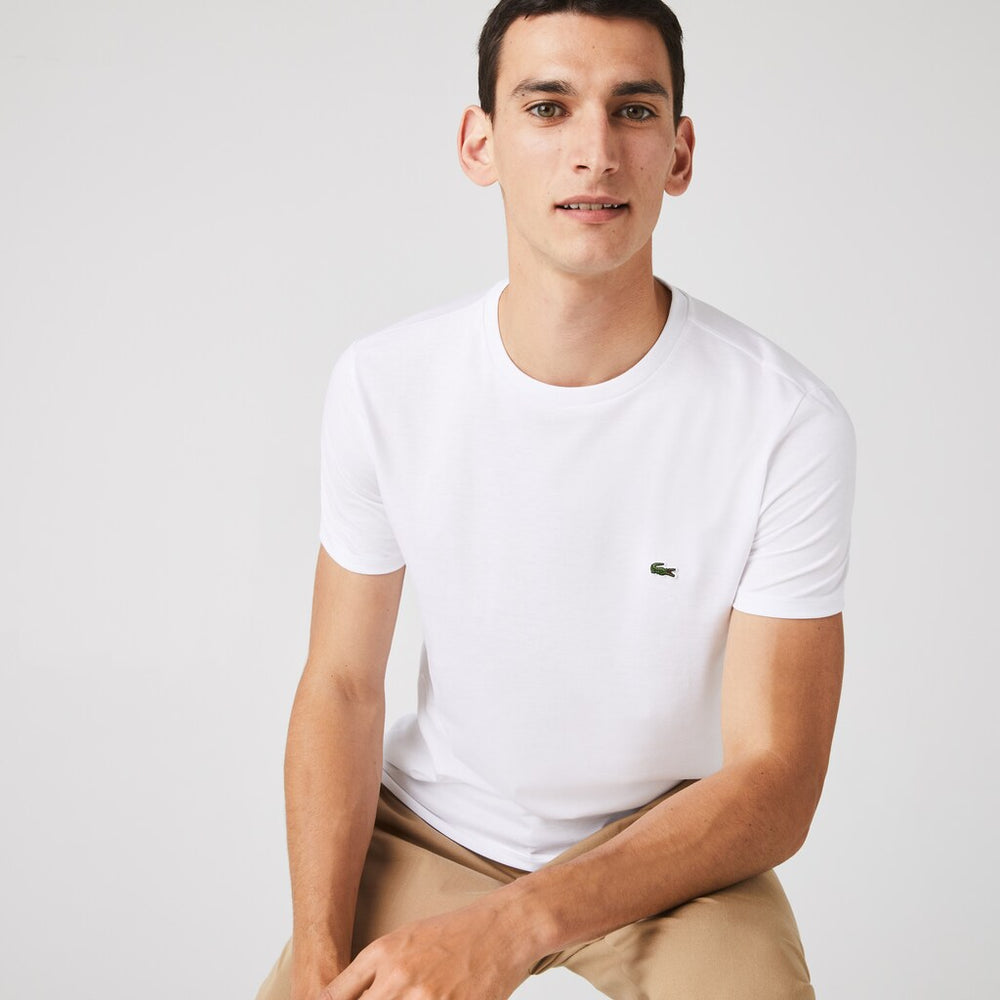 Men's Crew Neck Pima Cotton T-Shirt / Lacoste