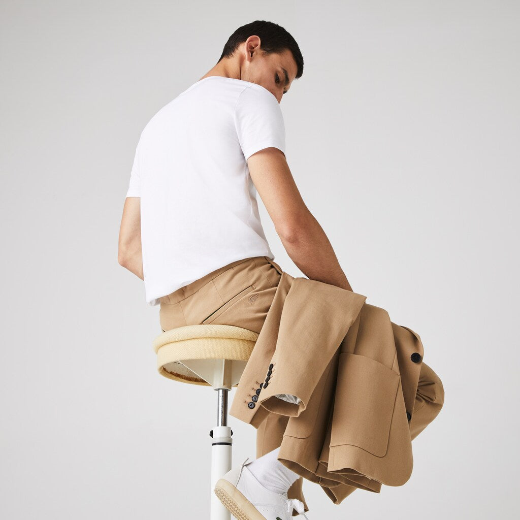 Men's Crew Neck Pima Cotton T-Shirt / Lacoste