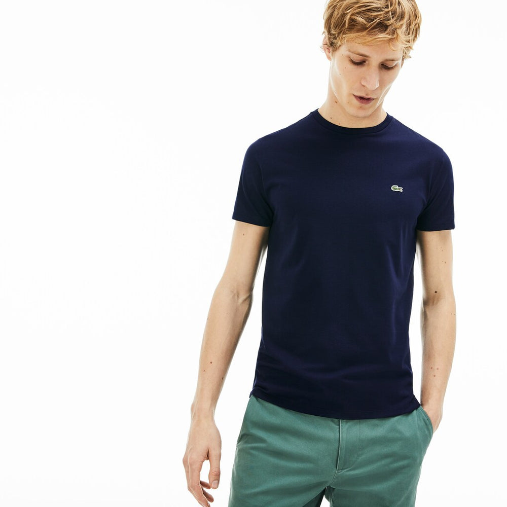Men's Crew Neck Pima Cotton T-Shirt / Lacoste