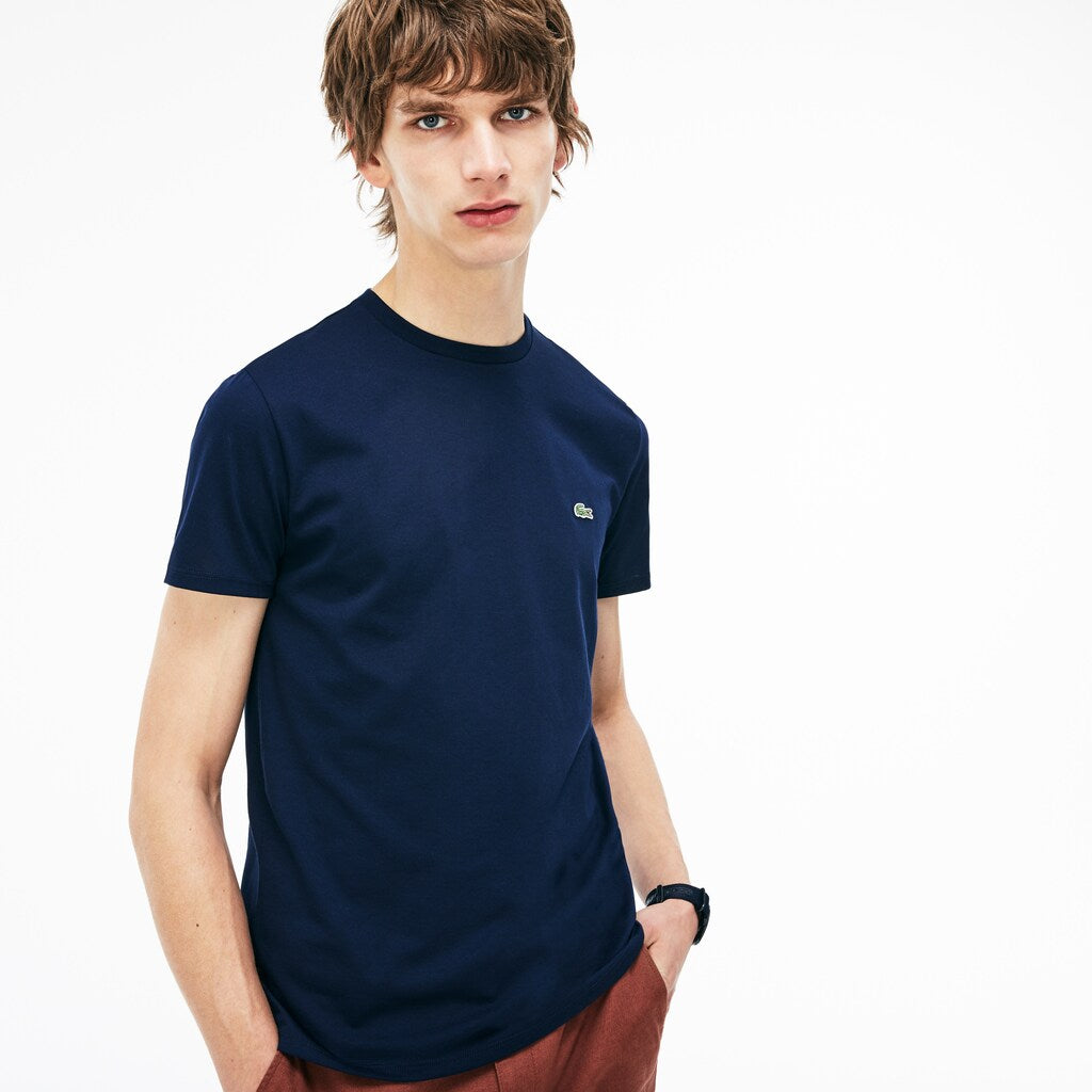Men's Crew Neck Pima Cotton T-Shirt / Lacoste