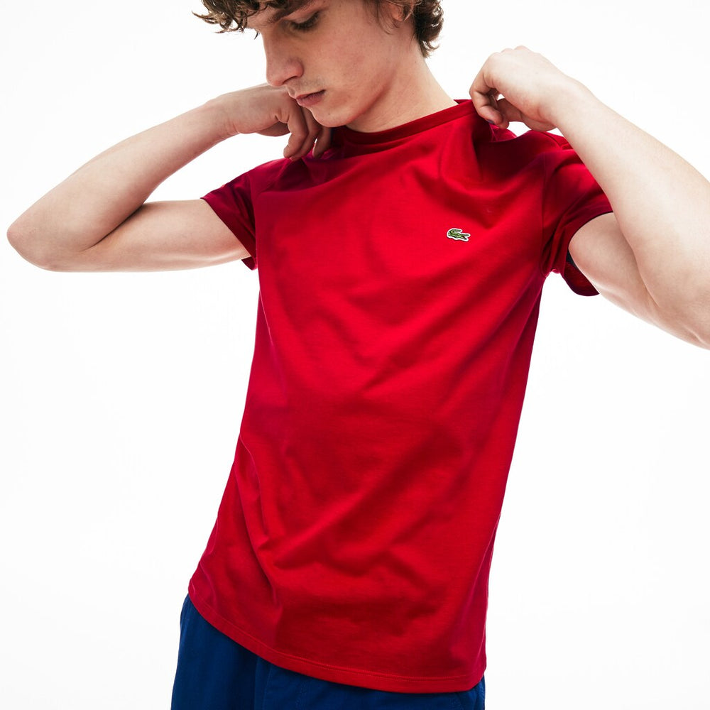 Men's Crew Neck Pima Cotton T-Shirt / Lacoste