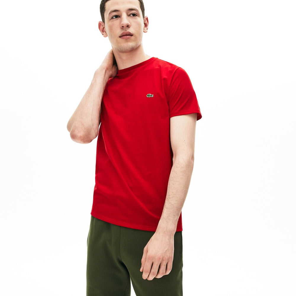 Men's Crew Neck Pima Cotton T-Shirt / Lacoste