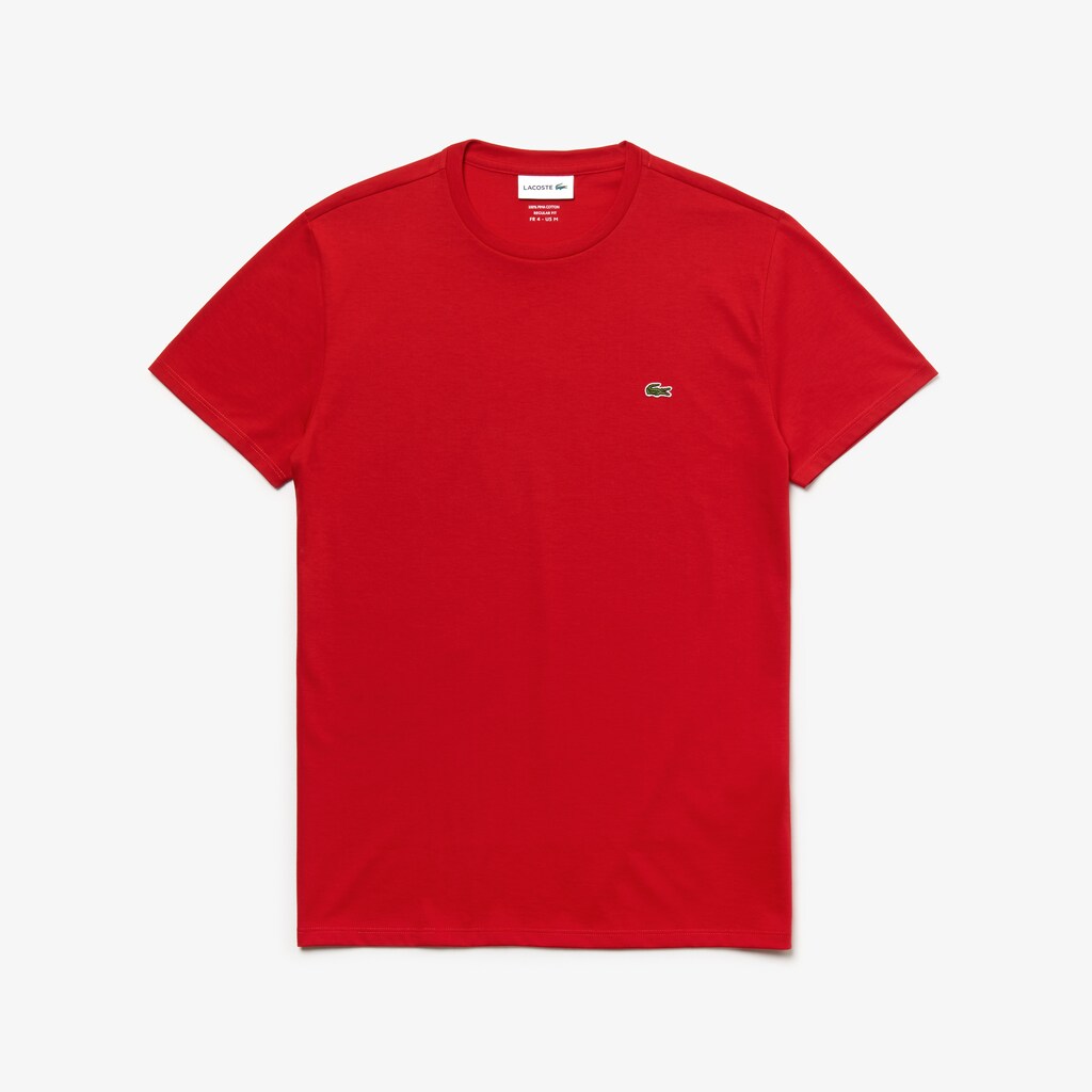 Men's Crew Neck Pima Cotton T-Shirt / Lacoste