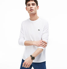 Men's Crew Neck Pima Cotton Jersey T-shirt / Lacoste