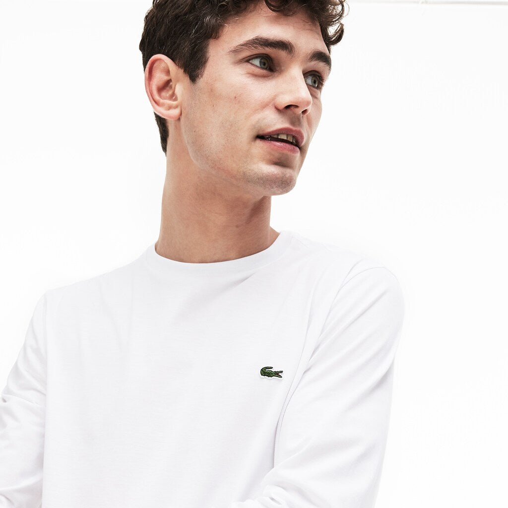 Men's Crew Neck Pima Cotton Jersey T-shirt / Lacoste