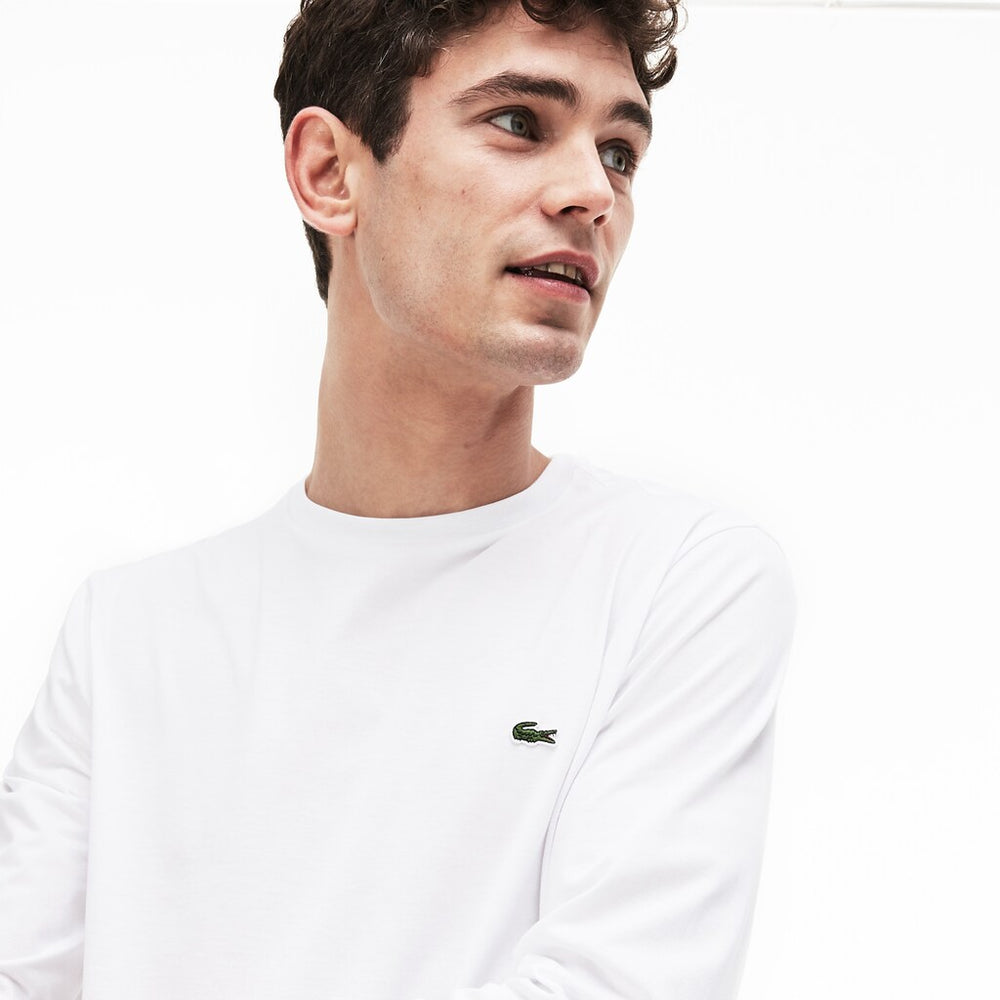 Men's Crew Neck Pima Cotton Jersey T-shirt / Lacoste