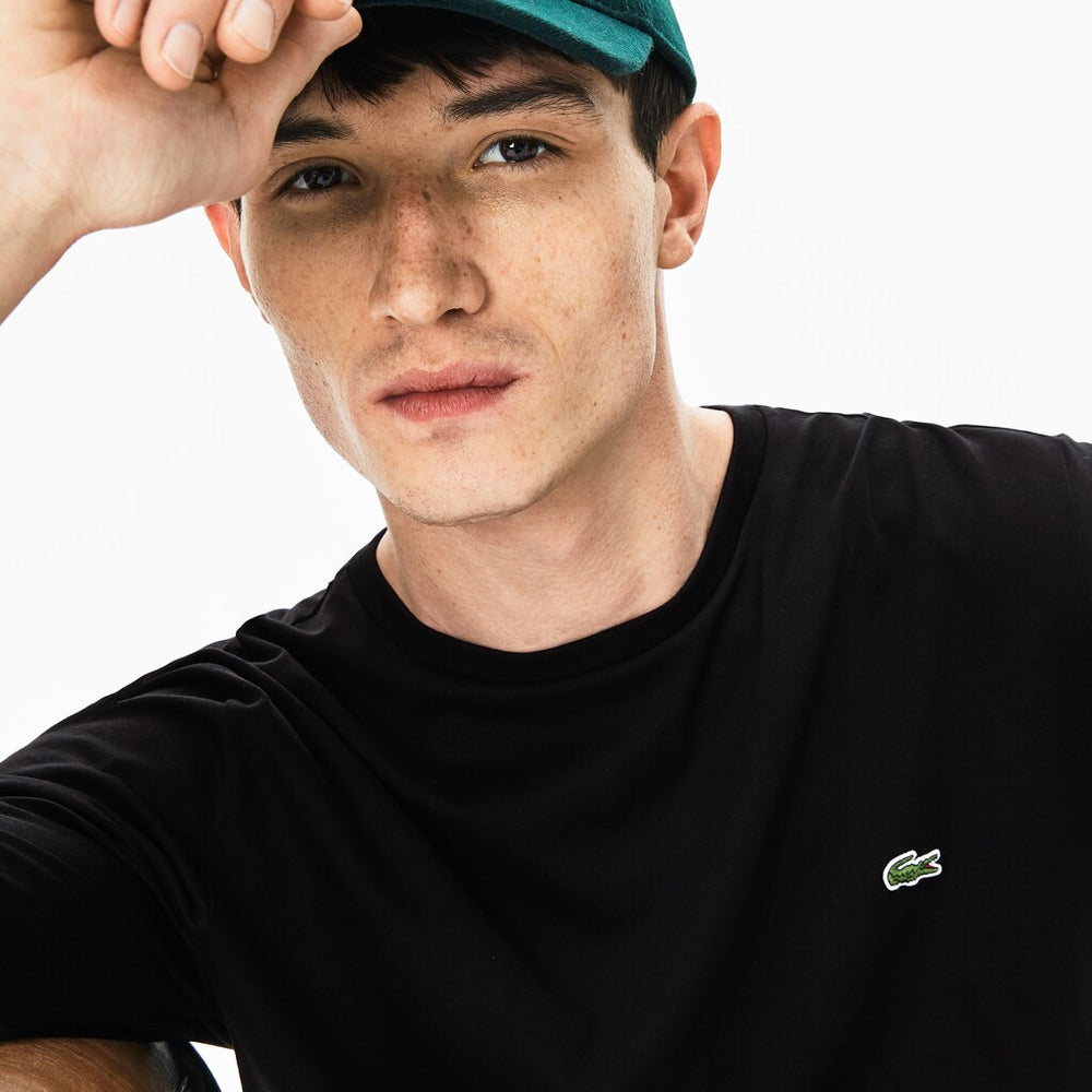 Men's Crew Neck Pima Cotton Jersey T-shirt / Lacoste
