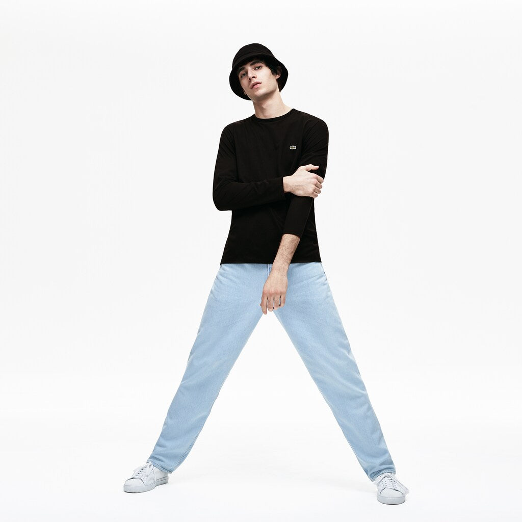 Men's Crew Neck Pima Cotton Jersey T-shirt / Lacoste