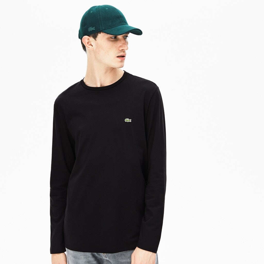Men's Crew Neck Pima Cotton Jersey T-shirt / Lacoste
