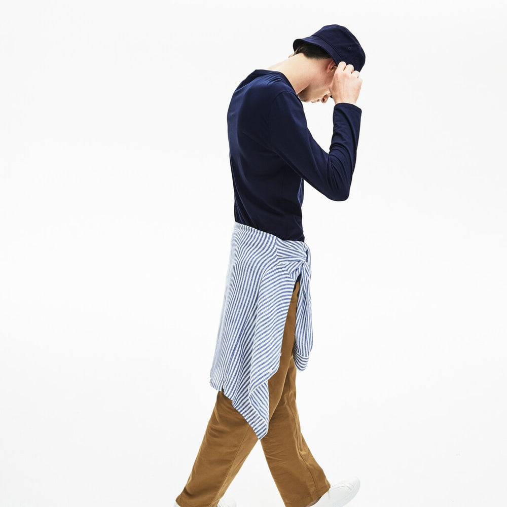 Men's Crew Neck Pima Cotton Jersey T-shirt / Lacoste