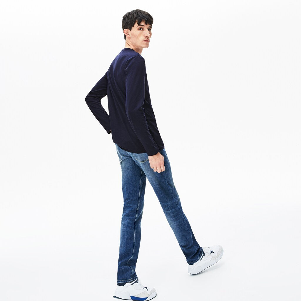 Men's Crew Neck Pima Cotton Jersey T-shirt / Lacoste