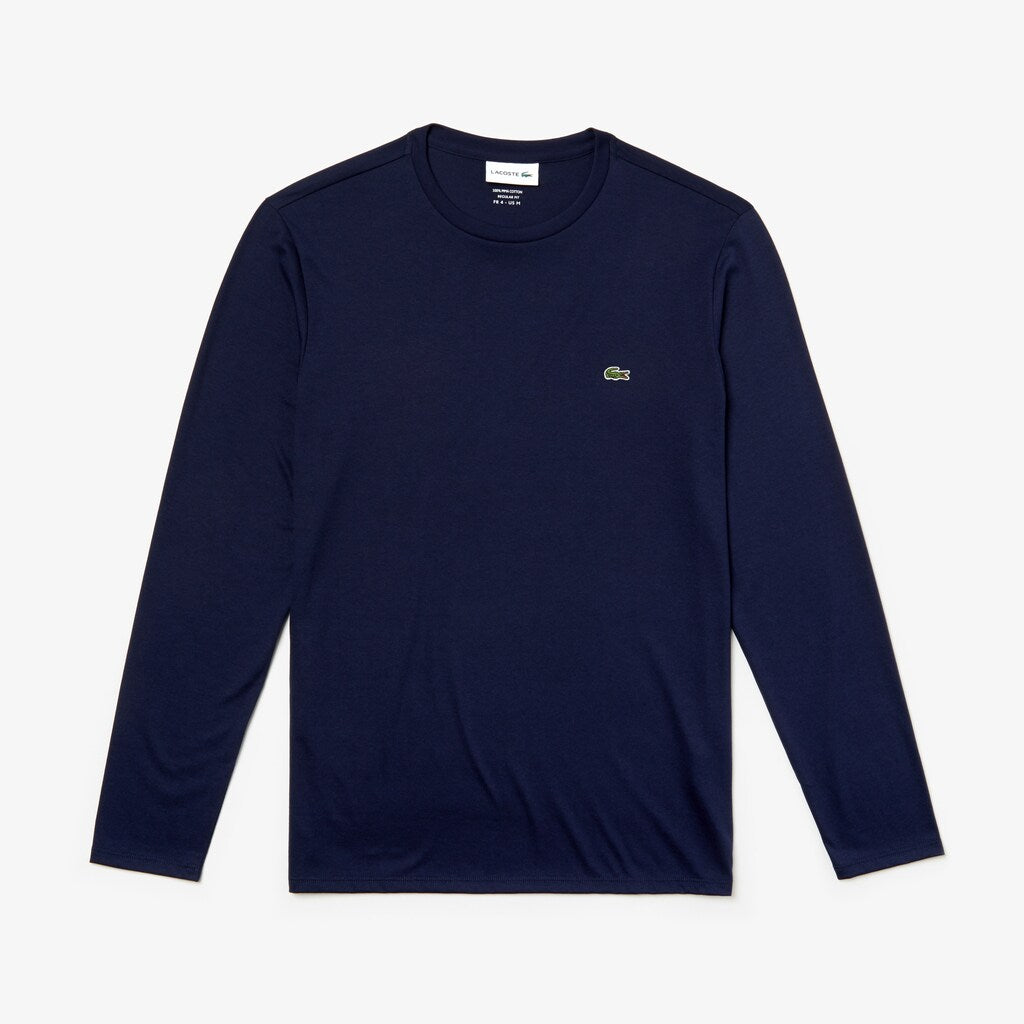 Men's Crew Neck Pima Cotton Jersey T-shirt / Lacoste