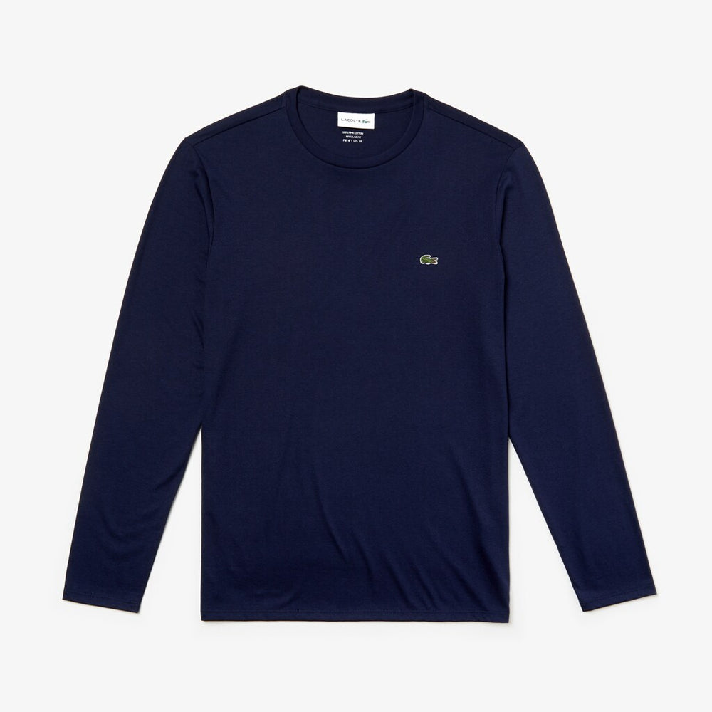 Men's Crew Neck Pima Cotton Jersey T-shirt / Lacoste