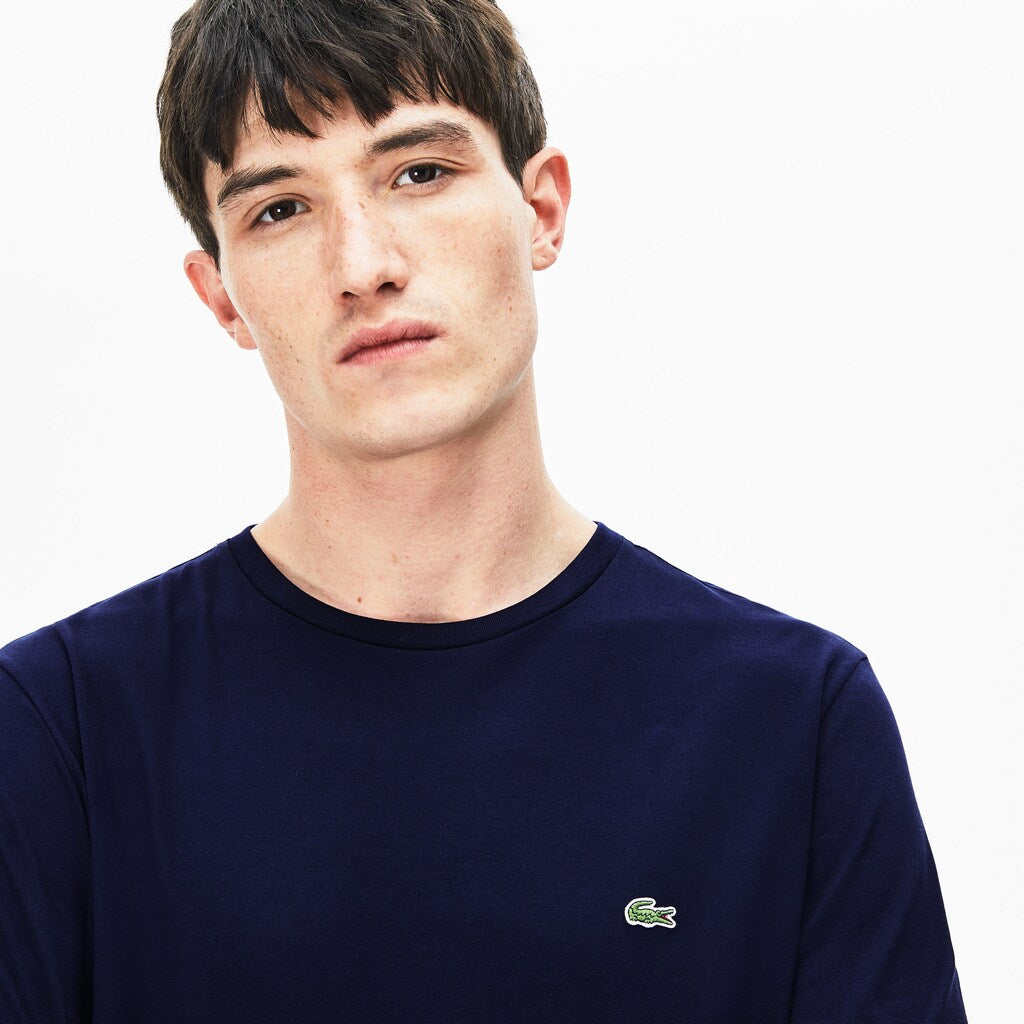 Men's Crew Neck Pima Cotton Jersey T-shirt / Lacoste