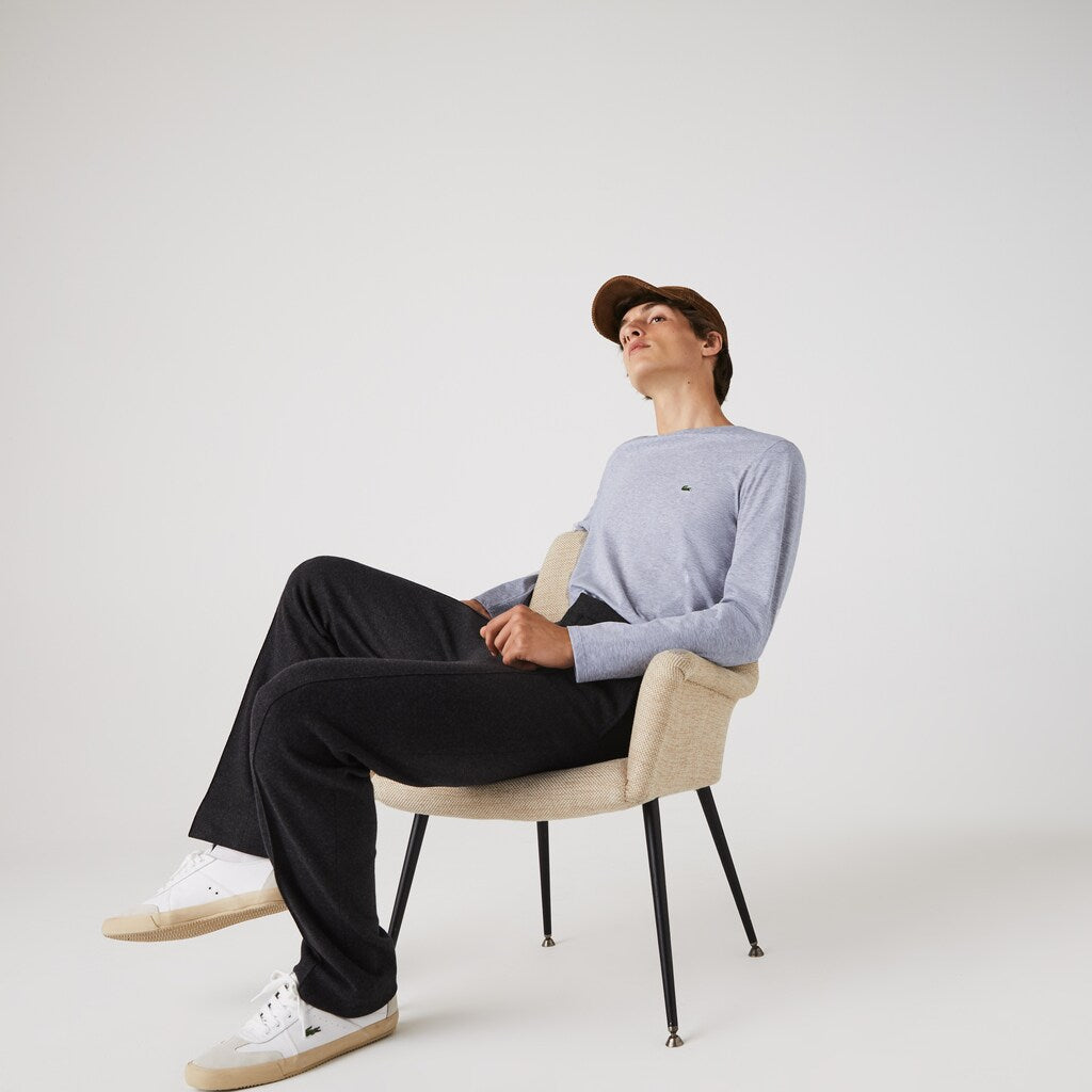 Men's Crew Neck Pima Cotton Jersey T-shirt / Lacoste