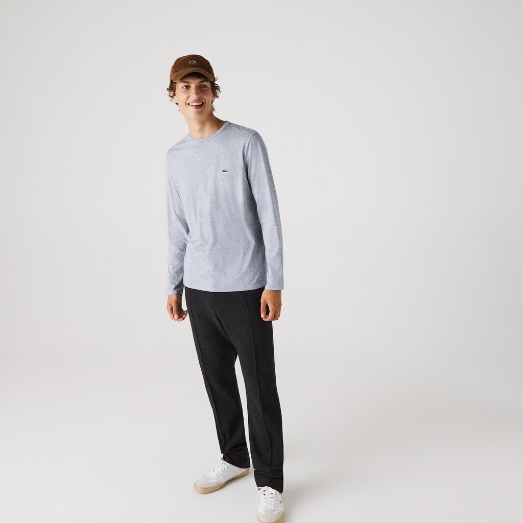 Men's Crew Neck Pima Cotton Jersey T-shirt / Lacoste