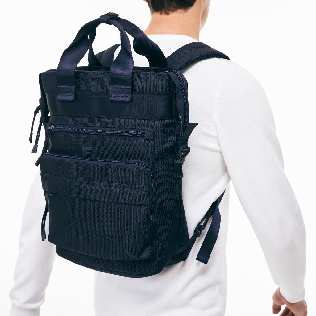 Men's Techni-City Lightweight Nylon Backpack Tote / Lacoste