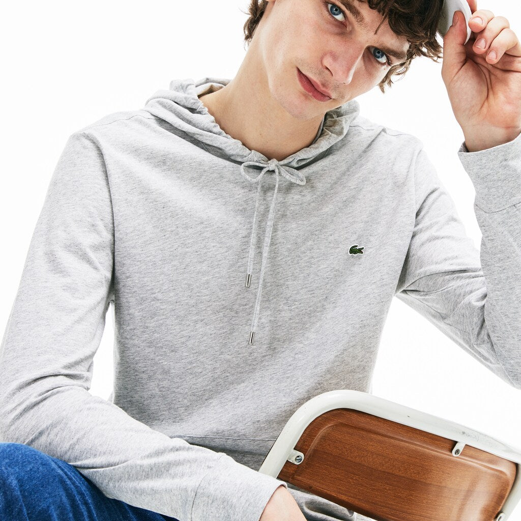 Men's Regular Fit Hooded Jersey T-shirt / Lacoste