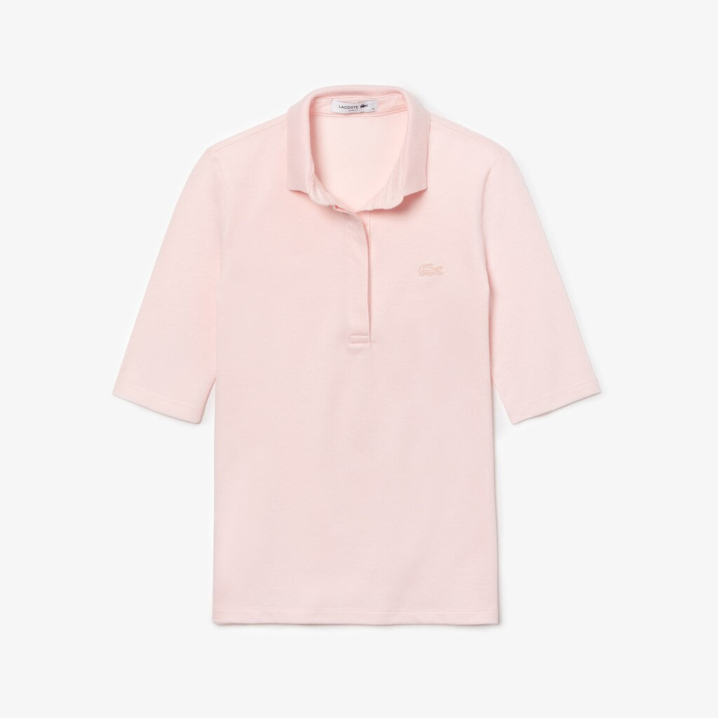Women's  Slim Fit Stretch Mini Piqué Polo Shirt / Lacoste