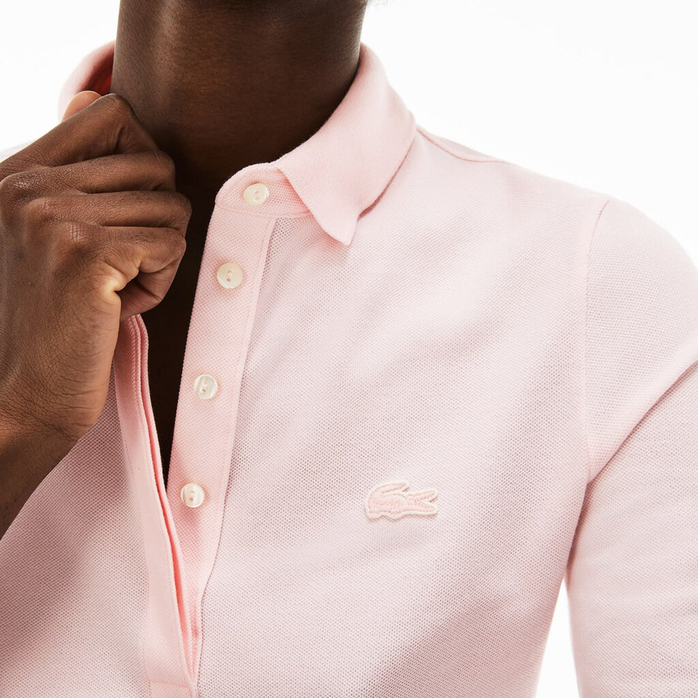 Women's  Slim Fit Stretch Mini Piqué Polo Shirt / Lacoste