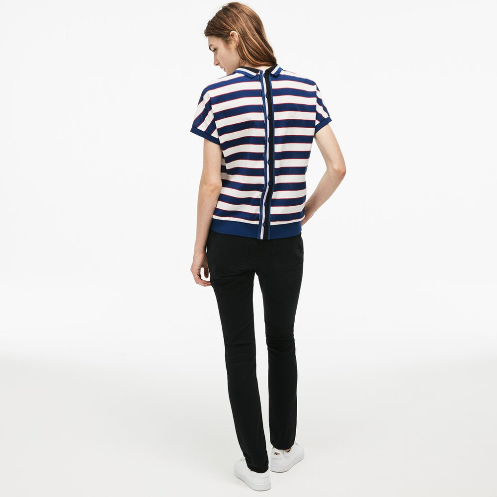 Women's Slim Fit Stretch Cotton Denim Jeans / Lacoste