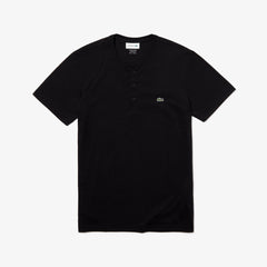 Men's Regular Fit Pima Cotton Henley T-shirt / Lacoste
