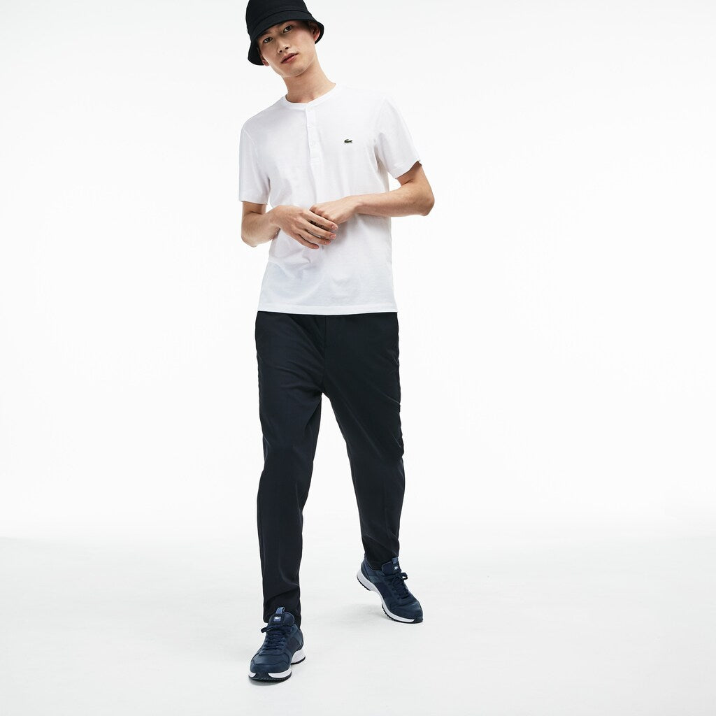 Men's Regular Fit Pima Cotton Henley T-shirt / Lacoste