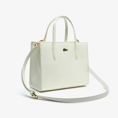 Women's Chantaco Dual Carry Piqué Zip Leather Tote / Lacoste