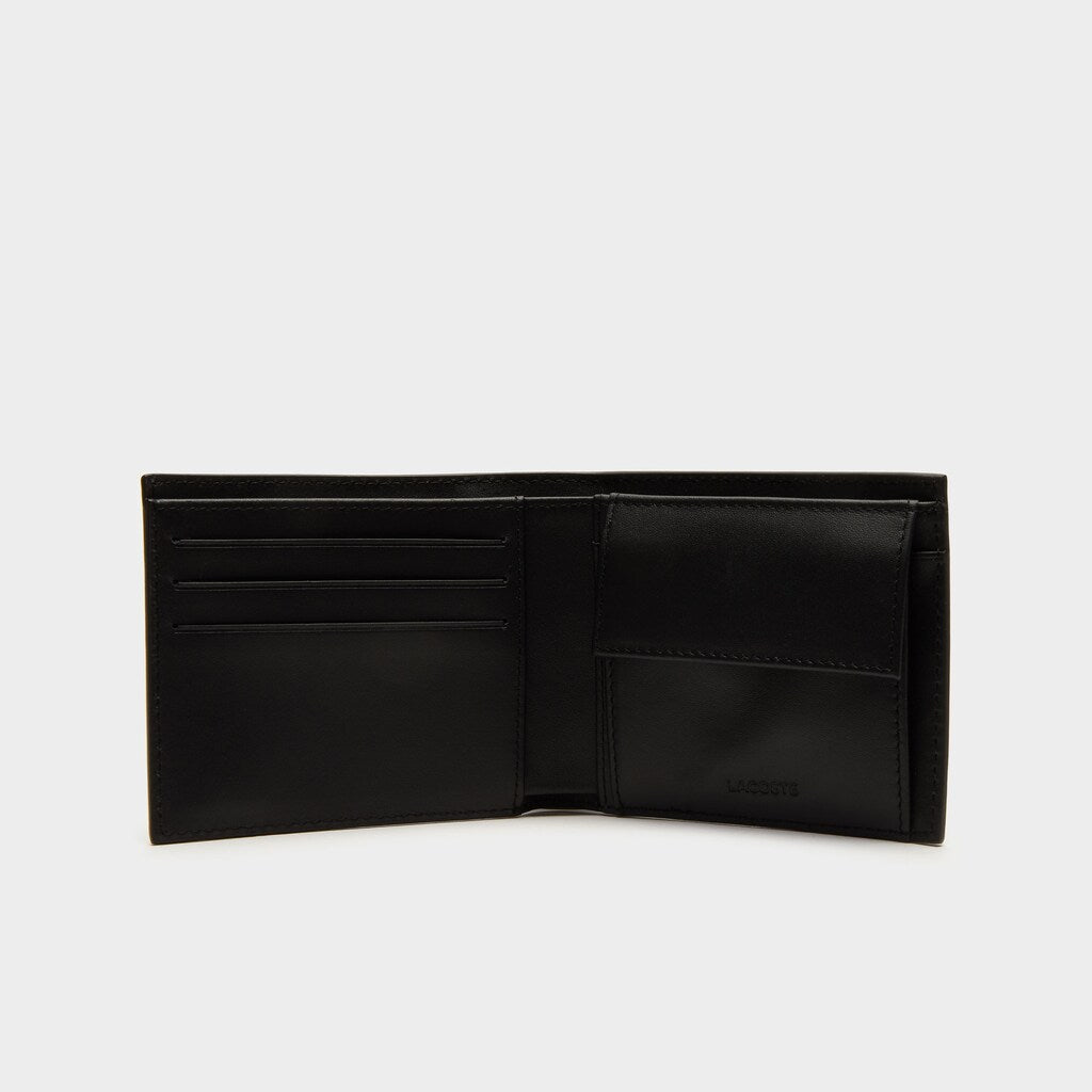 Men's Leather Wallet and Card Holder Boxed Gift Set / Lacoste