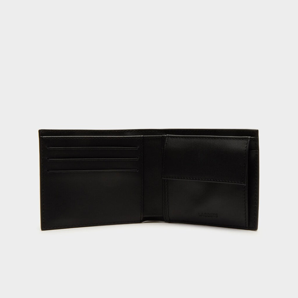 Men's Leather Wallet and Card Holder Boxed Gift Set / Lacoste