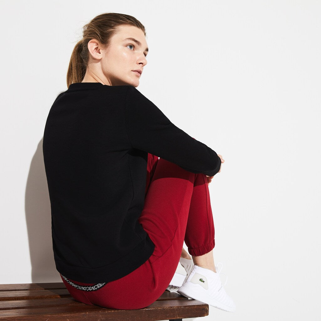 Women's SPORT Crew Neck Fleece Sweatshirt / Lacoste