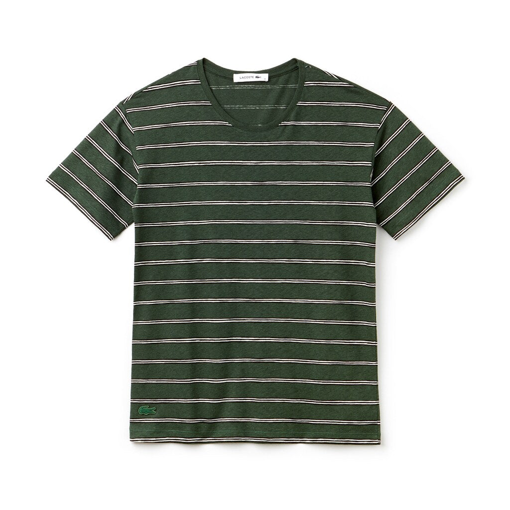 Women's Cotton And Linen T-Shirt / Lacoste
