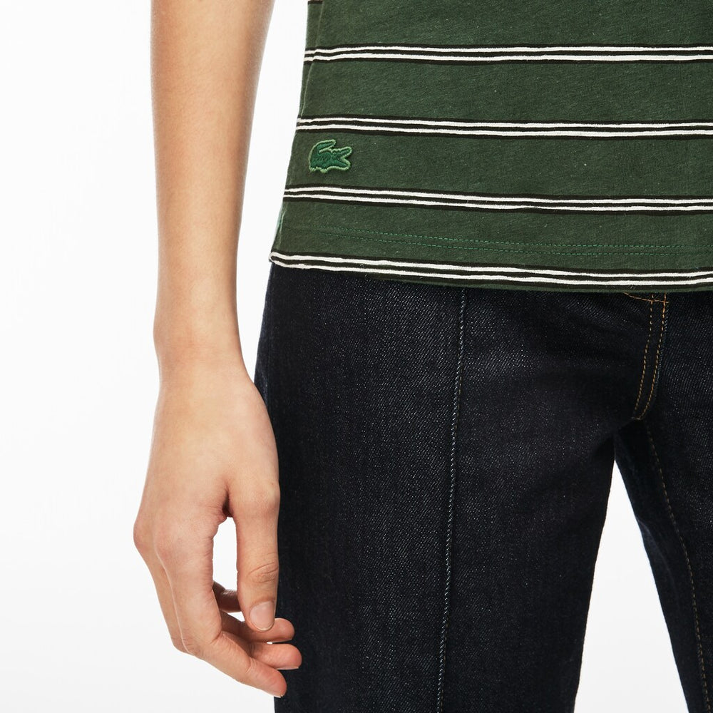 Women's Cotton And Linen T-Shirt / Lacoste