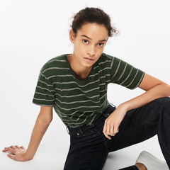 Women's Cotton And Linen T-Shirt / Lacoste