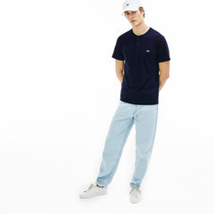 Men's Regular Fit Pima Cotton Henley T-shirt / Lacoste