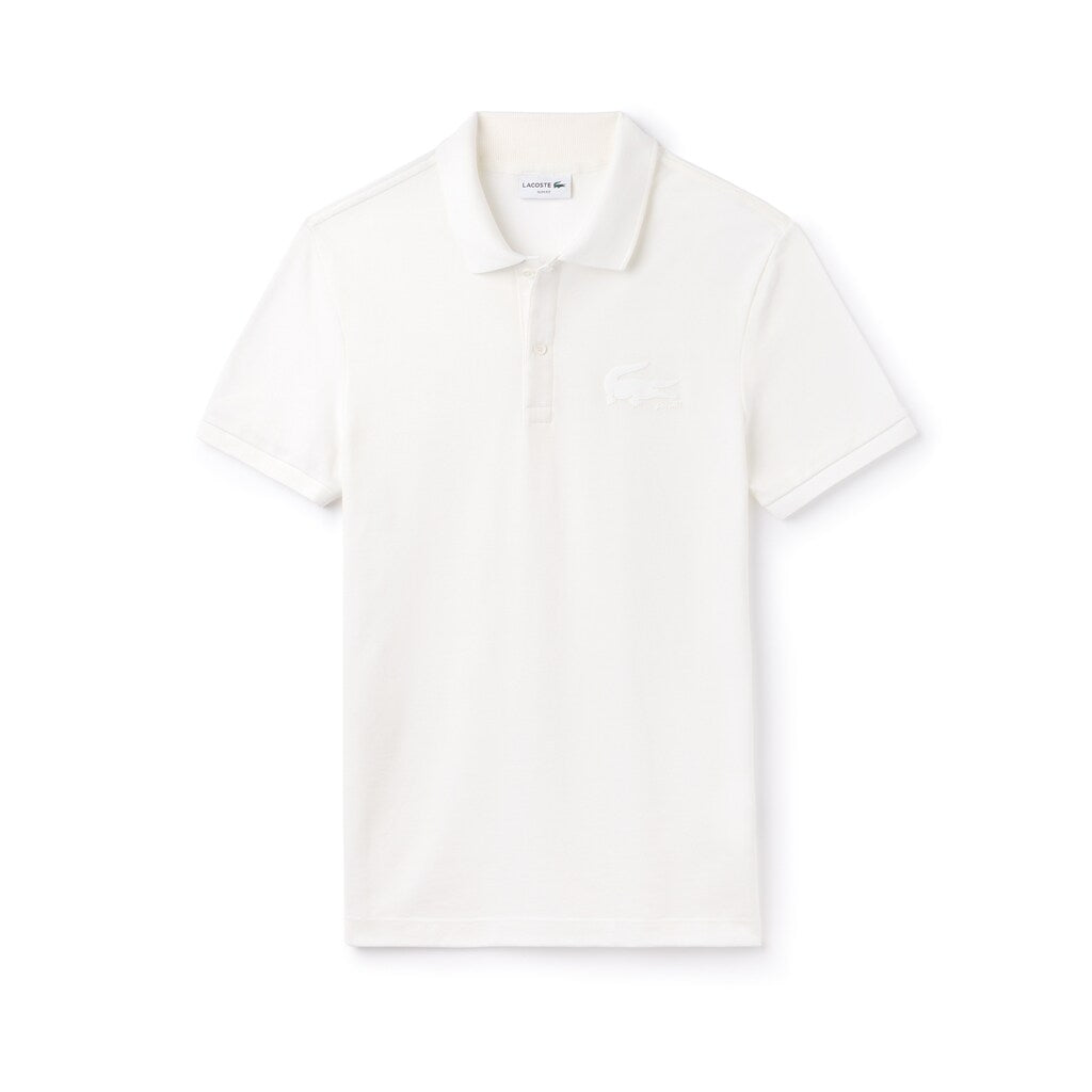 Men's Slim Fit Crocodile Logo Piqué Polo / Lacoste