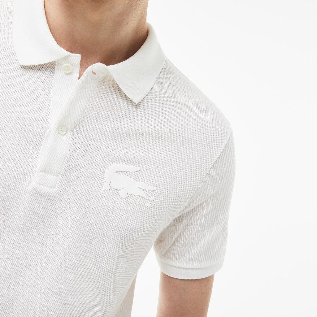 Men's Slim Fit Crocodile Logo Piqué Polo / Lacoste