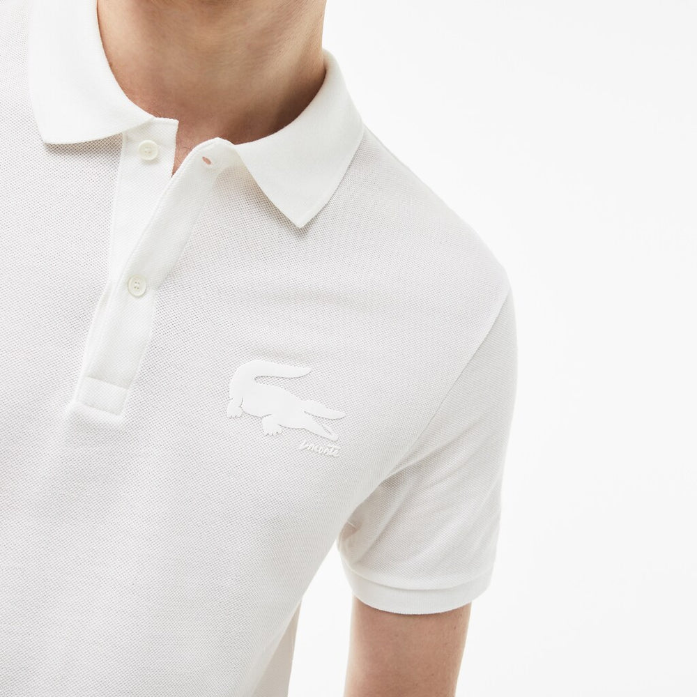 Men's Slim Fit Crocodile Logo Piqué Polo / Lacoste