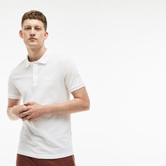 Men's Slim Fit Crocodile Logo Piqué Polo / Lacoste