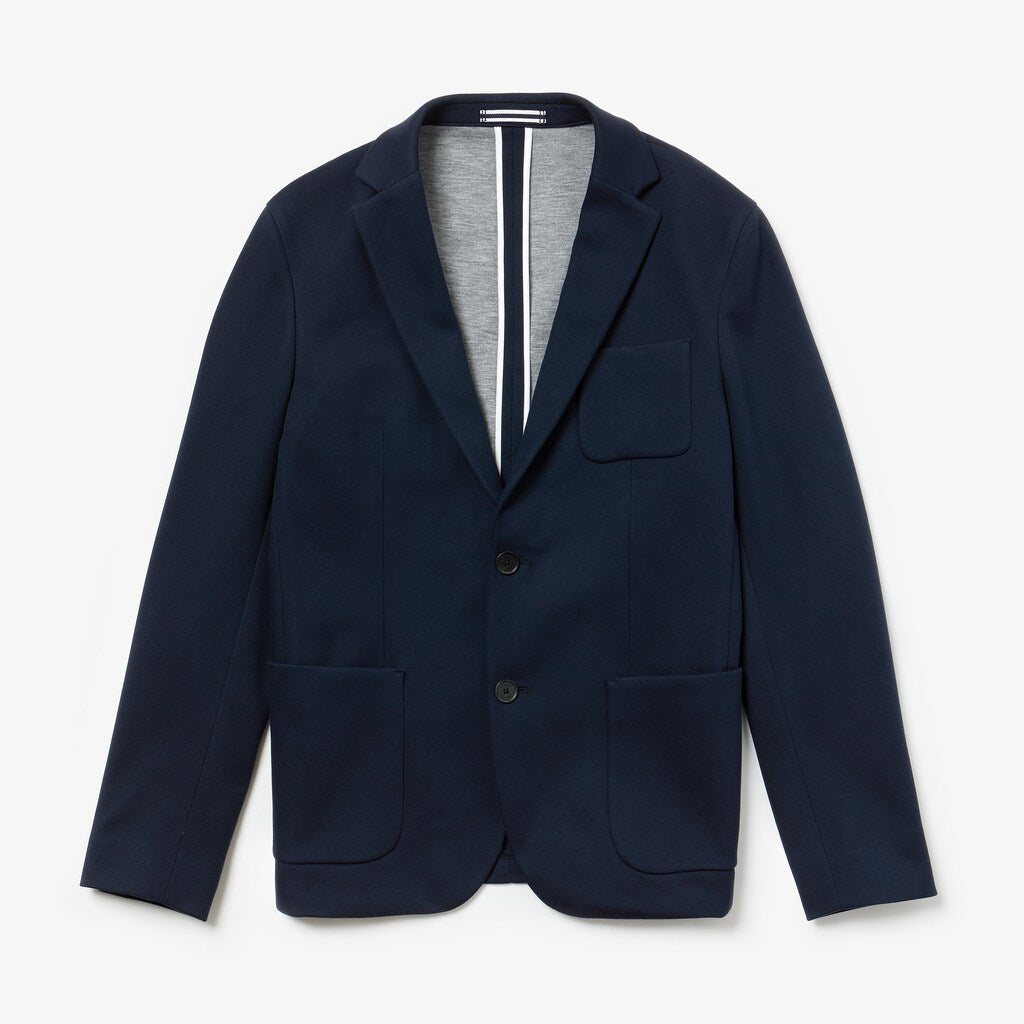Men's Stretch Cotton Jersey Piqué Blazer / Lacoste