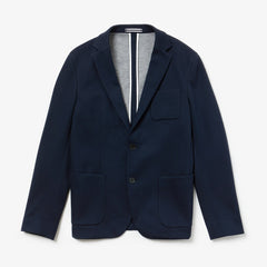 Men's Stretch Cotton Jersey Piqué Blazer / Lacoste